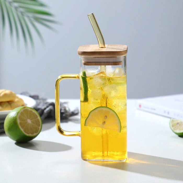Cup w/ Lid & Straw / Yellow