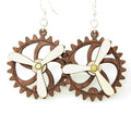 Kinetic Gear Earrings Propeller