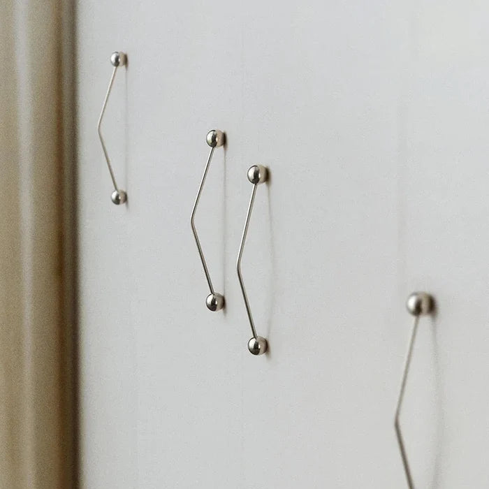Kinetic Line Knobs & Pulls Minimalist brass cabinet knobs and pulls solid brass modern hardware set