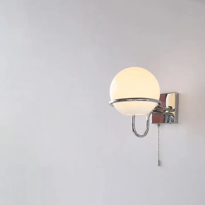 Chrome with Pull Chain / Warm light
