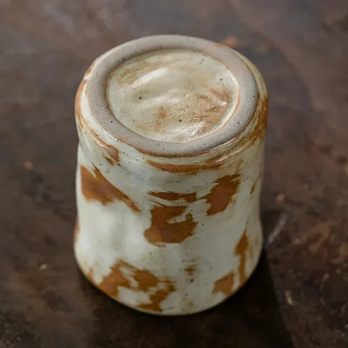 Coarse Pottery Coffee Cup rustic japanese ceramic coffee cup handmade pottery espresso mug