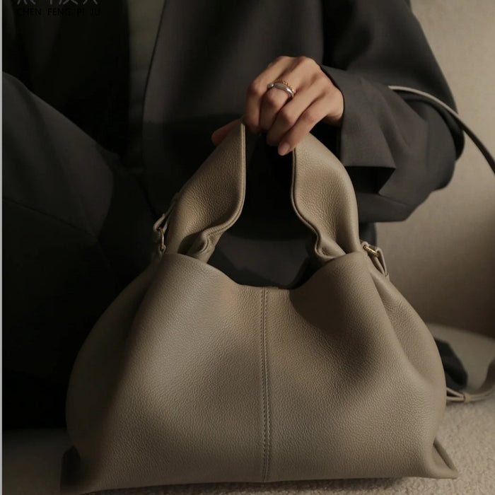 leather handbag