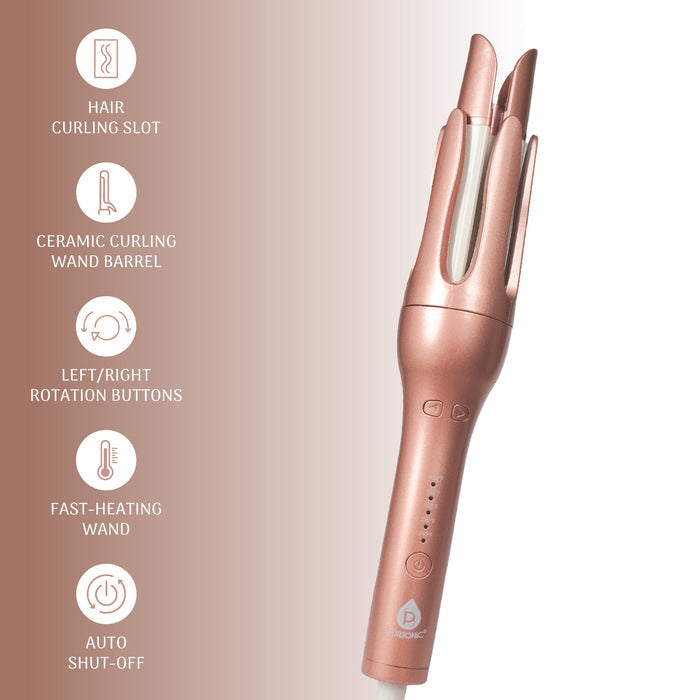 LED Scalp Therapy Brush + Professional Automatic Curling Iron