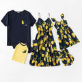 Lemon Print Family Matching Set