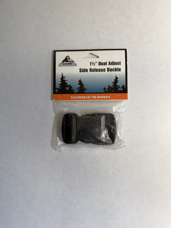 Liberty Mountain Side Release Buckle 1 1/2" Dual Adjust
