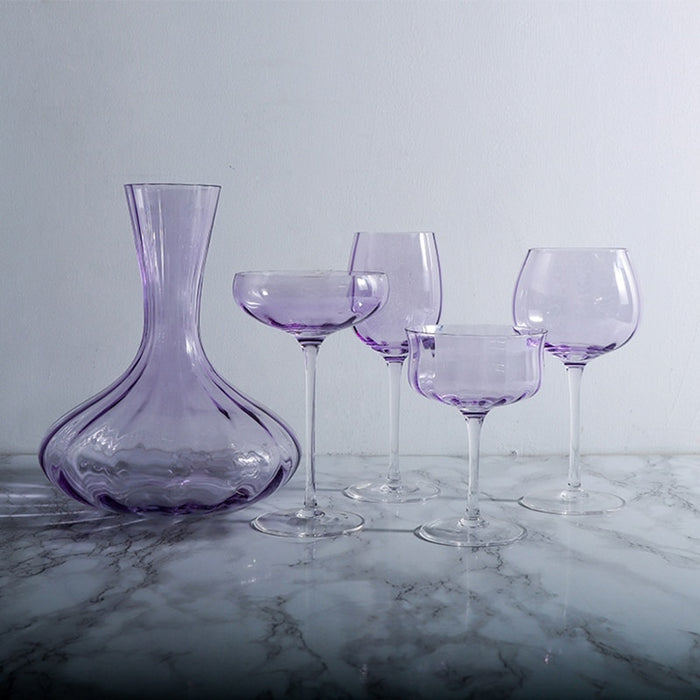 Lilac Wine Luxury Glass & Decanter Set