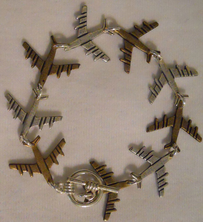 Linked Planes Bracelet