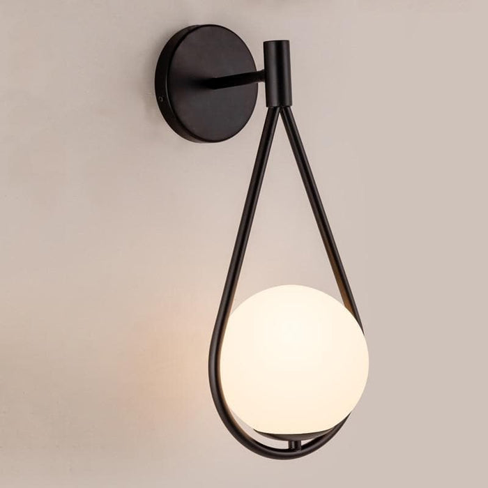 Loop Brass and Sphere Sconce - Final Sale-Letifly Lights and Decor
