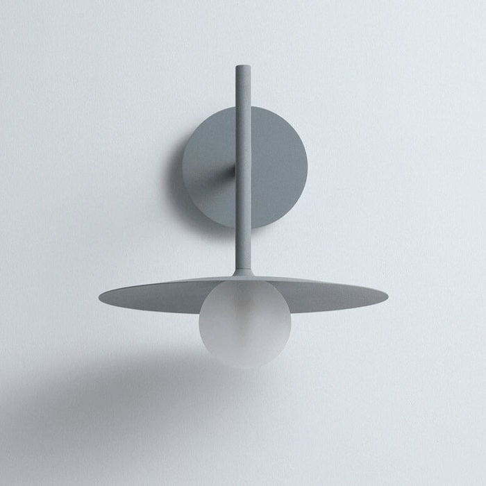 Wall Lamp LED Lighting Home Decoration Disk Mid century Modern Minimalist Iron Lamp