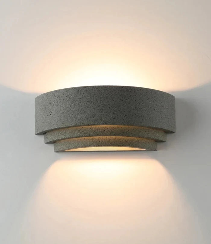 Lume Stone Waterproof LED Wall Sconce-Letifly Lights and Decor