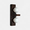 Brushed Metal Long Wall Lamp double head arc wall lighting