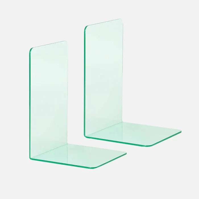 Acrylic bookends colorful modern L-shaped desk organizer