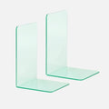 Acrylic bookends colorful modern L-shaped desk organizer