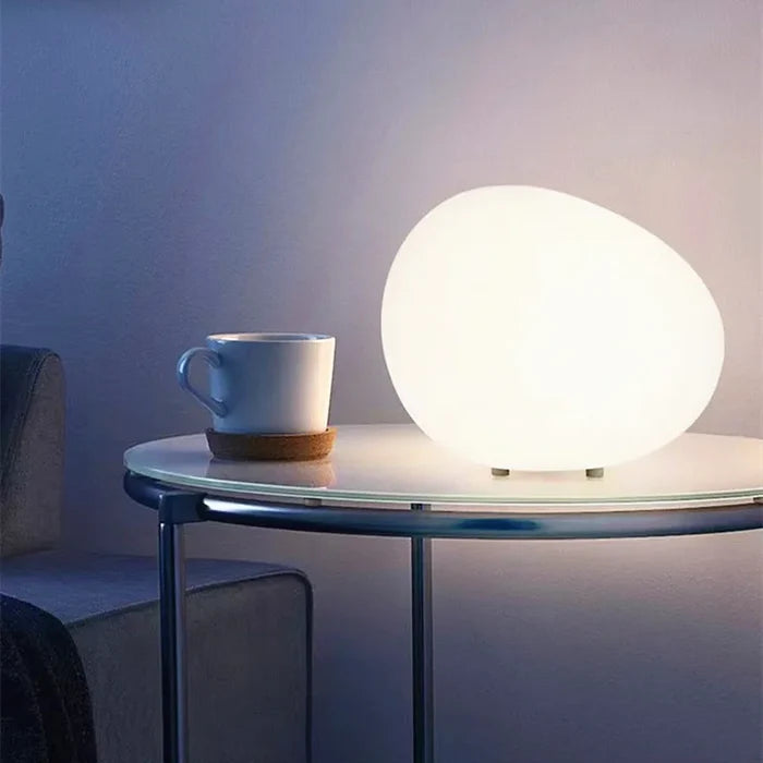 Cobblestone Night Light Modern Minimalist Atmosphere Table Top Decorative Lamp Romantic Desk Bedside Table Lamp-Letifly Lights and Decor