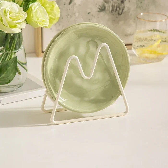 4 pcs / Green / With rack