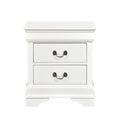 Mayville 2 Drawer Nightstand in White 2147W-4