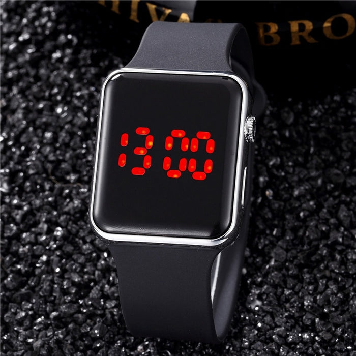 Minimalist Style Waterproof LED Fitness Watches