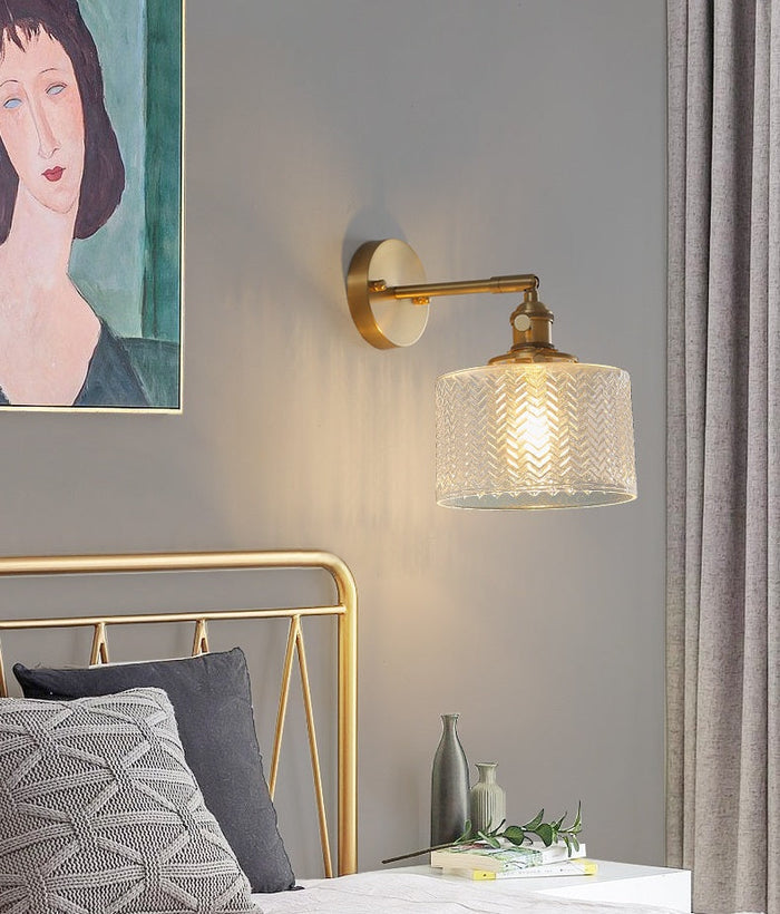 Modern glass Wall light Retro Style Japanese glass design