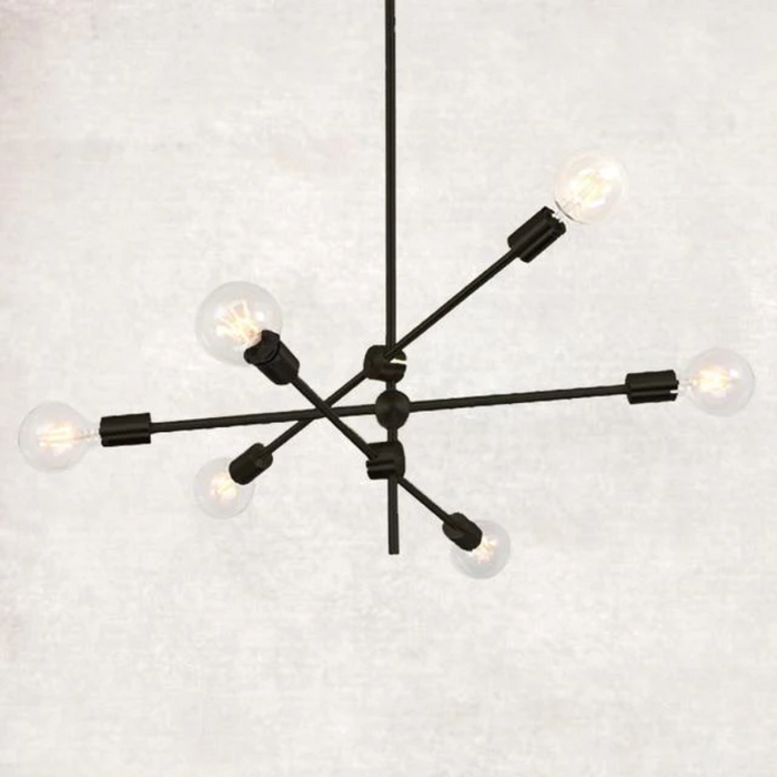 6 Bulbs / Black