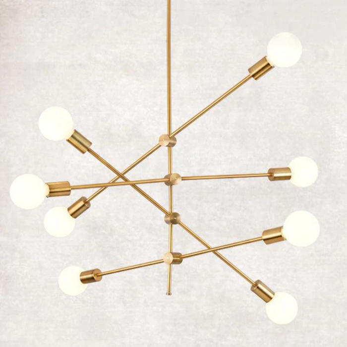 8 Bulbs / Gold