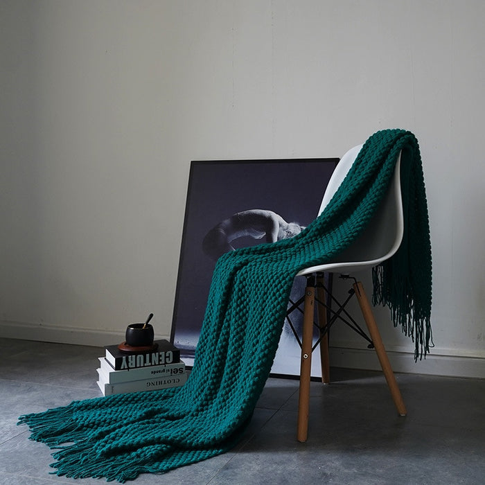 Waffle Knit / Emerald