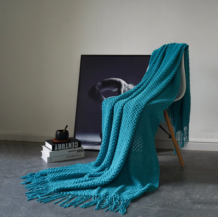 Waffle Knit / Teal