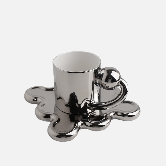 Silver / Round Grip
