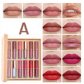 Pearlescent matte velvet lip gloss