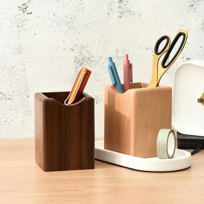 Home Office Desk Accessories in Wood Design for Desk Organizer