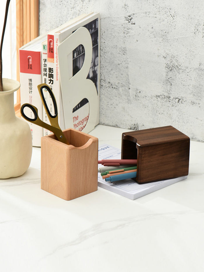 Home Office Desk Accessories in Wood Design for Desk Organizer