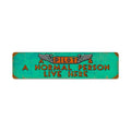 "Pilot and Normal Person" Sign