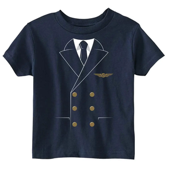 Pilot Uniform Toddler Shirt