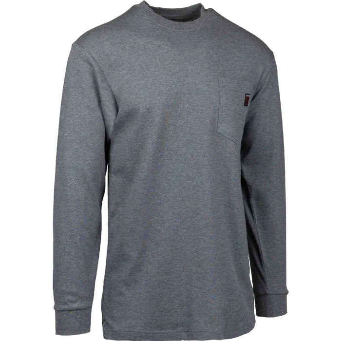PIP® Flame Resistant Long Sleeve T-Shirt - CAT - 2 - 385-FRLS