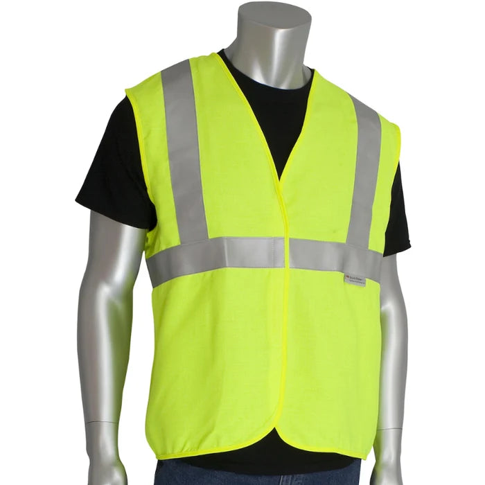 PIP® High Visibility Solid Safety Vest - ANSI Class 2 Type R - Yellow Hi-Vis - 2200