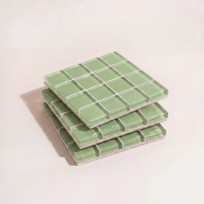 Pixel Tile Coasters-Letifly Lights and Decor