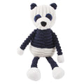 Plush corduroy squeaky dog toy animal shape durable chew toy for puppies and dogs