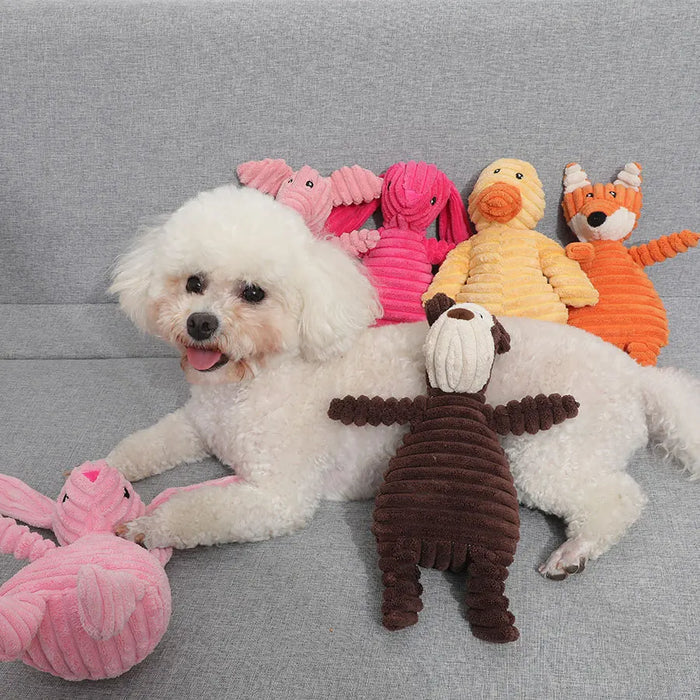 Plush Squeaky Bear Dog Toy – Soft Chew Toy for Small & Medium Dogs-Letifly Lights and Decor