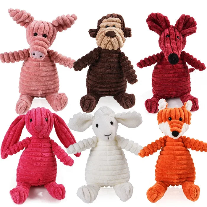 Plush Squeaky Monkey Dog Toy – Soft Chew Toy for Small & Medium Dogs-Letifly Lights and Decor