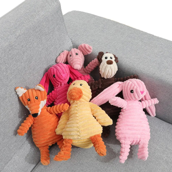 Plush Squeaky Pig Dog Toy – Soft Chew Toy for Small & Medium Dogs-Letifly Lights and Decor
