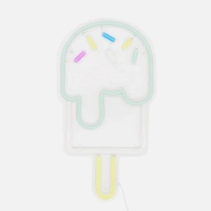 Ice Cream Popsicle Neon Light Party bedroom living room
