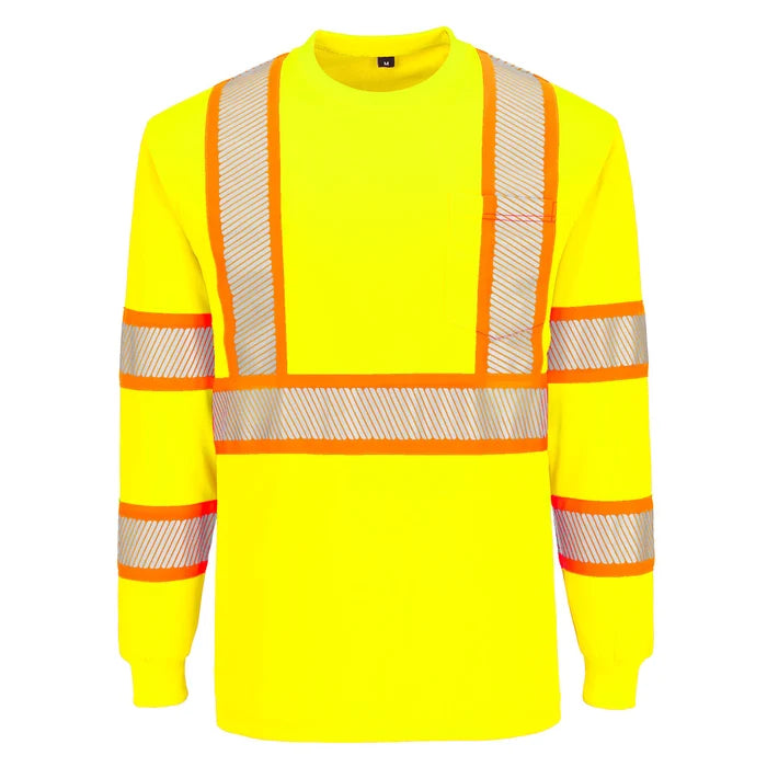 Portwest – Hi-Vis X Back Long Sleeve T-Shirt – CA113