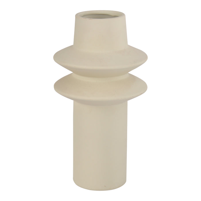 Still Life Ceramic Stoneware cream Abstract Tall Shape