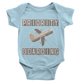 Priority Boarding Onesie - Blue