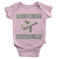 Priority Boarding Onesie - Pink