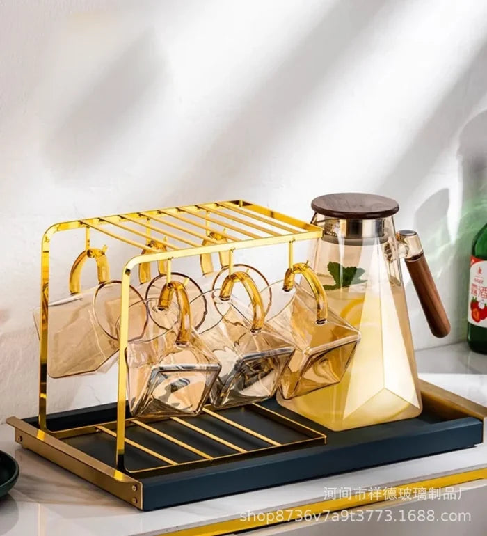 Cold water kettle made of high borosilicate glass for household hospitality, with a large capacity for cold boiled water-Letifly Lights and Decor