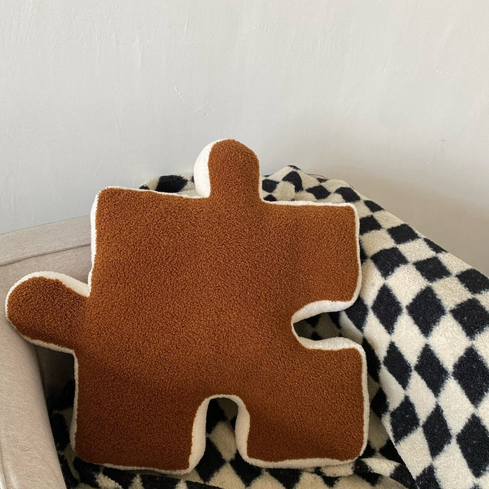 Puzzle Check Decorative Pillows-Letifly Lights and Decor