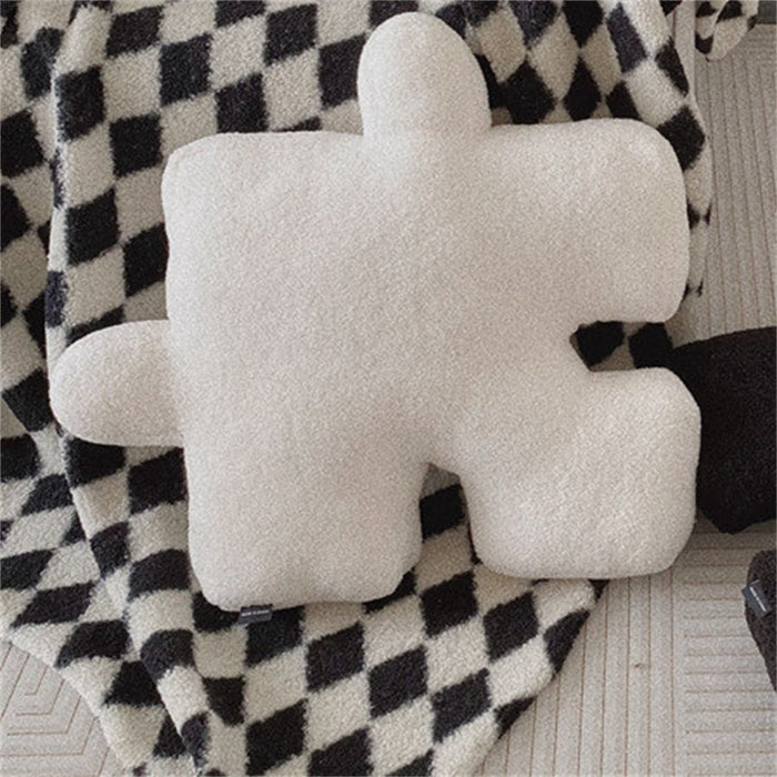 Puzzle Check Decorative Pillows-Letifly Lights and Decor
