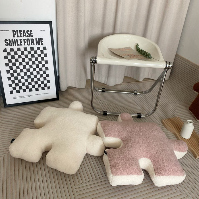 Puzzle Check Decorative Pillows-Letifly Lights and Decor