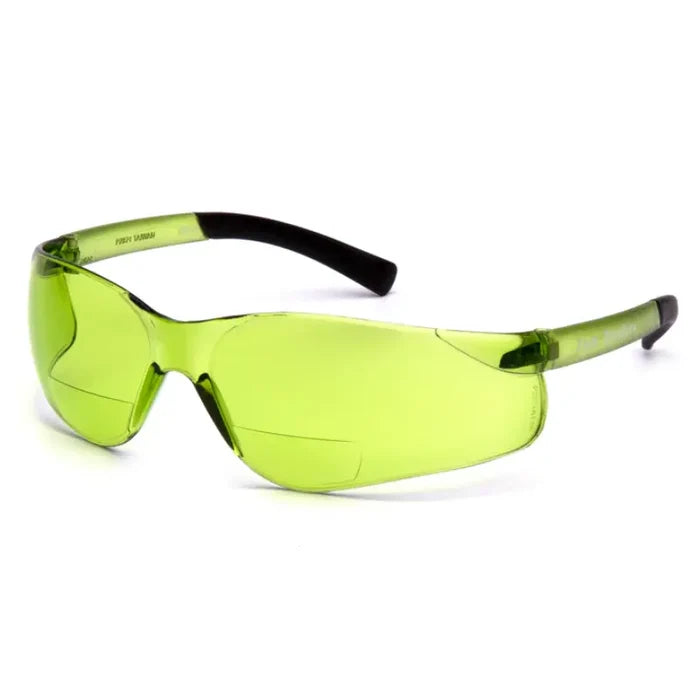 Pyramex® Ztek IR Reader - Rubber Temple Tips Safety Glasses - 2.0 Diopter