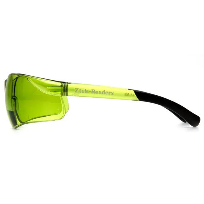 Pyramex® Ztek IR Reader - Rubber Temple Tips Safety Glasses - 2.0 Diopter